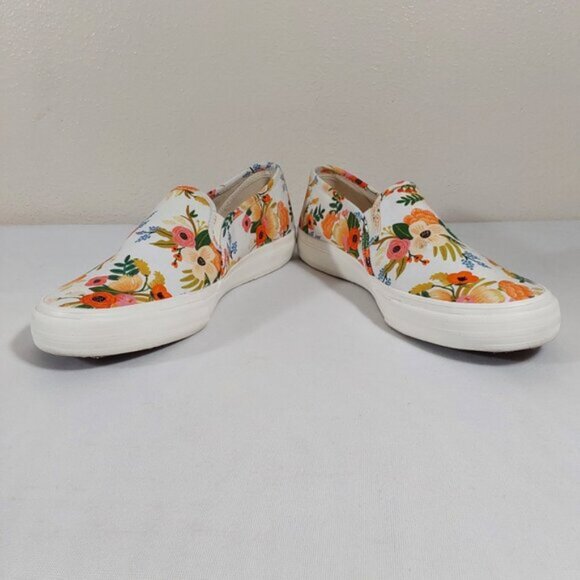 Keds x Rifle Paper Co Slip-on Sneaker in Lively Floral - 8 - Great Condition - Picture 7 of 10
